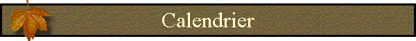 Calendrier